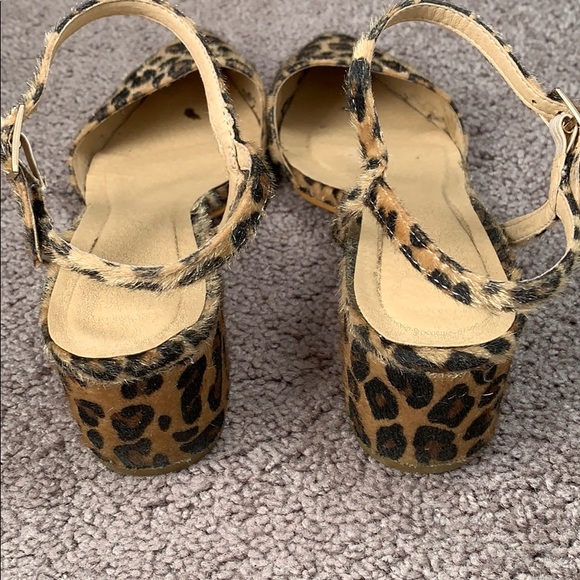 VTG inspired calf hair leopard print heels! - Picture 4 of 12